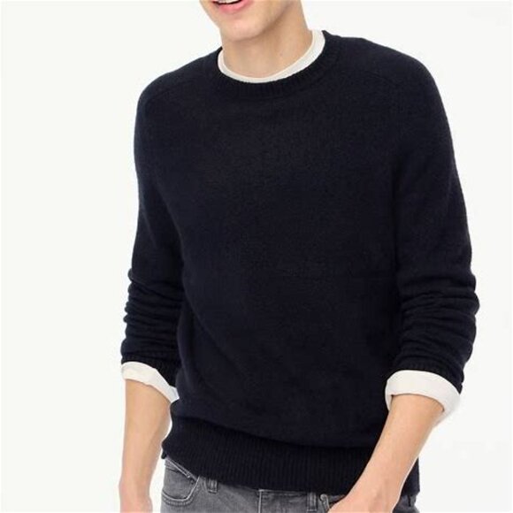 J. Crew Factory Other - J. Crew Men's Black Crewneck Sweater in extra-soft yarn Large